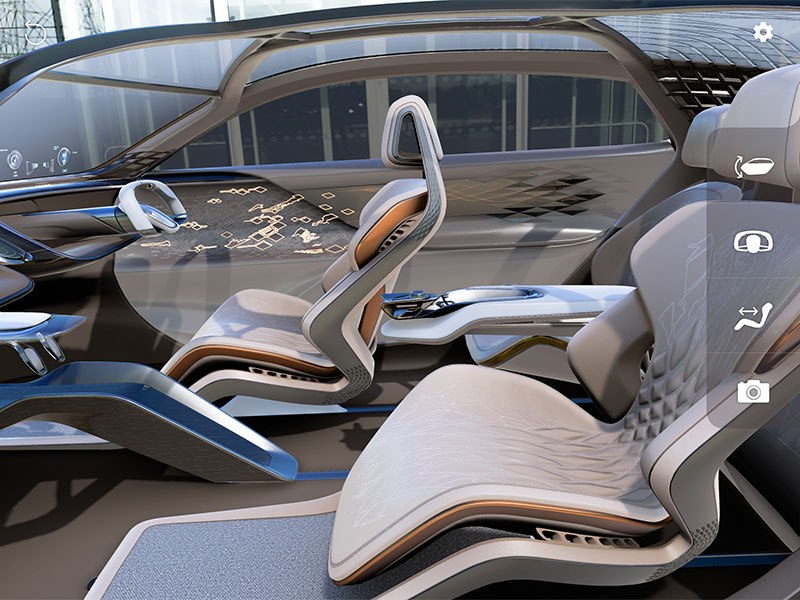 BENTLEY تطوّر تطبيقاً جديداً لاستعراض سيارتها النموذجيةEXP 100 GT